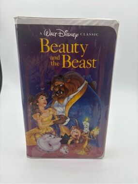 Black Diamond Walt Disney Beauty and the Beast VHS Clamshell Case